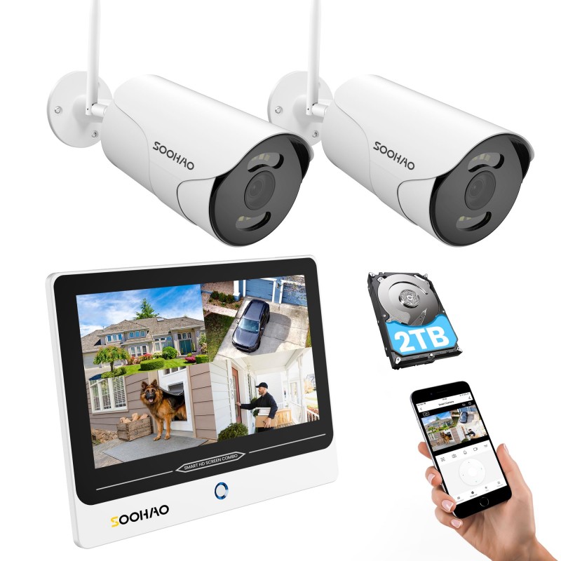 防犯カメラ ワイヤレス 屋外 200万画素 12インチモニター 中古 Amazon.co.jp: 【500万画素・360°全方位追尾 】防犯カメラ
